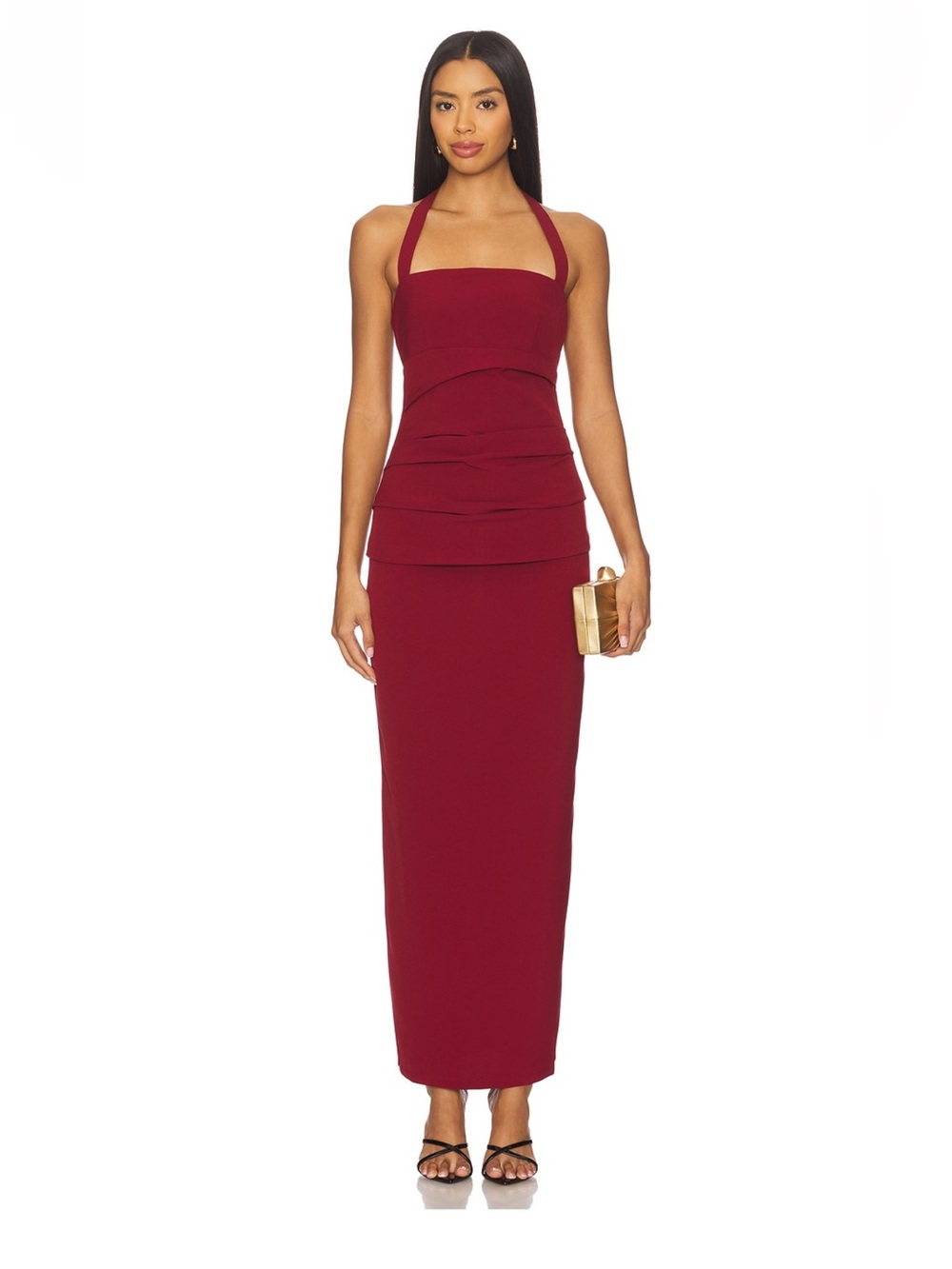 NWT Lioness x Revolve 1999 Maxi Dress Maroon